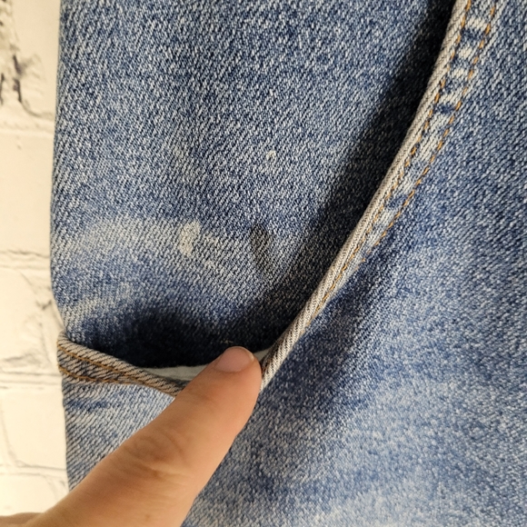 SILVER | Red Star vintage 100% cotton super high waist tapered mom jeans - Picture 7 of 10